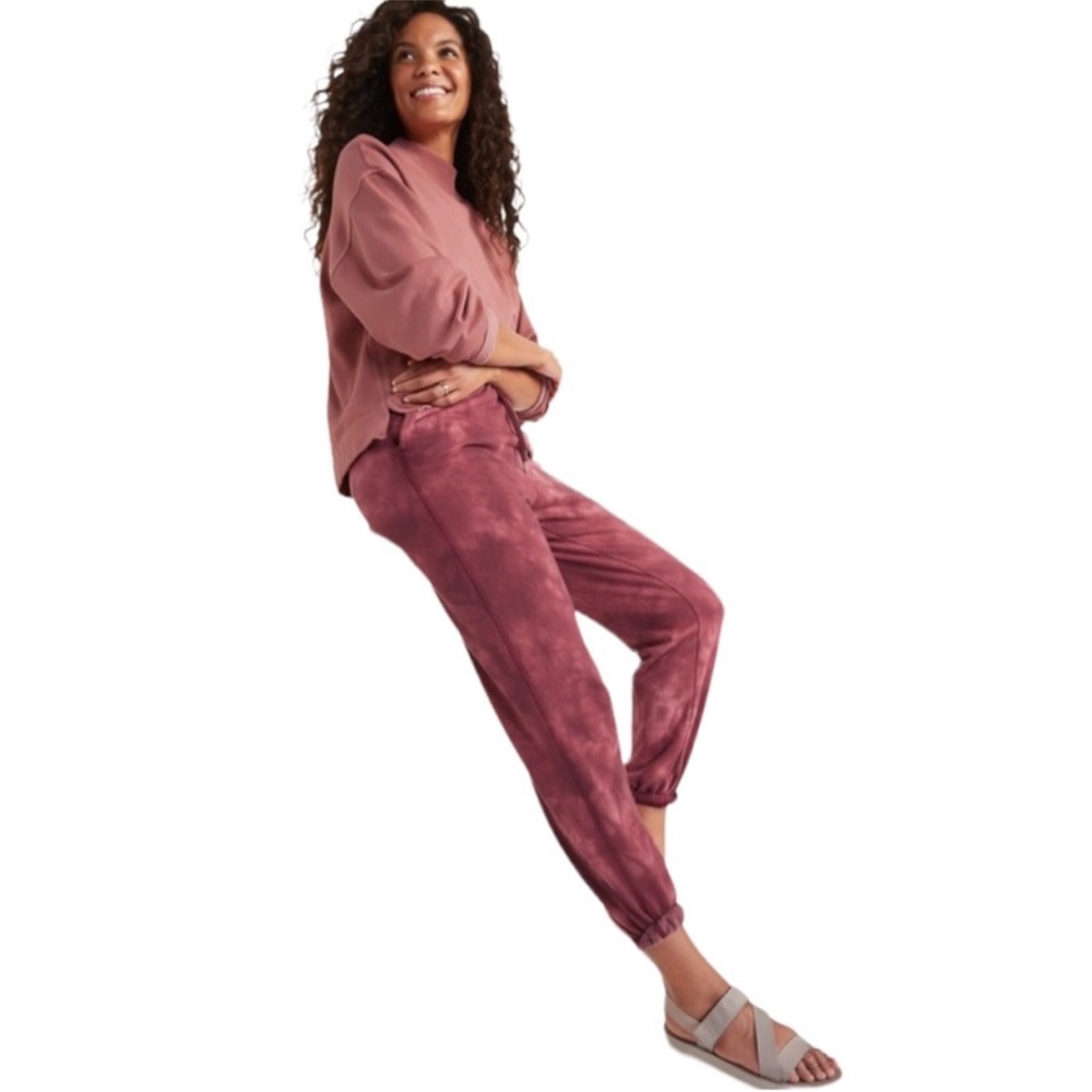 NWT Red Tie-dye Sweatpants Women’s Old Navy size Small - Picture 8 of 12